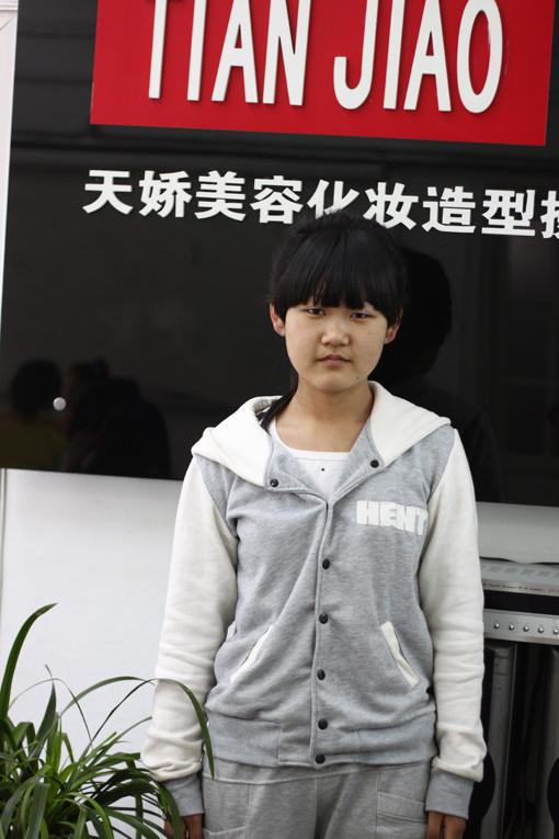 化妆班学员郭佳欣